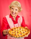 Grandmas Homemade Cherry Pie Royalty Free Stock Photo