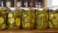 Grandmas homemade pickles and relish are a hit adding a tangy kick to sandwiches and hot dogs