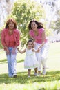 Grandmother with adult daughter and granddaughter Royalty Free Stock Photo