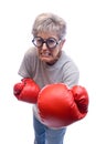 Grandmother Boxing