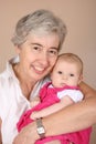 Grandmother and grandaughter Royalty Free Stock Photo