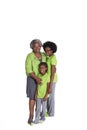 A grandmother and her 2 granddaughters Royalty Free Stock Photo