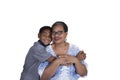 A grandmother and her grandson Royalty Free Stock Photo