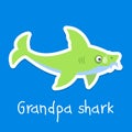 Grandpa shark Royalty Free Stock Photo