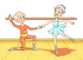 Grandparent to lesson of dance