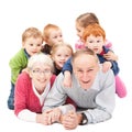 Grandparents with grandchildren