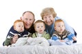 Grandparents and grandsons Royalty Free Stock Photo