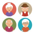 grandparents group avatars characters