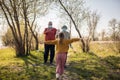 Grandparents are infected better stay there Royalty Free Stock Photo