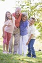 Grandparents laughing with grandchildren Royalty Free Stock Photo