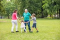 Grandparents Playing With Their Grandchildren Royalty Free Stock Photo