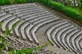 Grandstands of a modern outdoor amphitheater