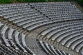 Grandstands of a modern outdoor amphitheater