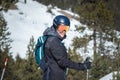 People skiing on the slopes of the Grandvalira Ski Resort in Andorra in 2022 Royalty Free Stock Photo