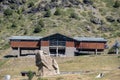 Grandvalira Funicamp Lift in Els Cortals de Encamp on Andorra, Pyrennes Mountians on summer 2020 Royalty Free Stock Photo