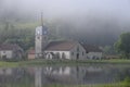 Grandvaux abbey church in Jura, France Royalty Free Stock Photo