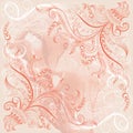 Grange background with lace pattern Royalty Free Stock Photo