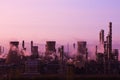 Grangemouth BP Oil Refinery Sunset