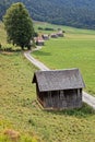 Grangettes are traditional typical barns of Bauges