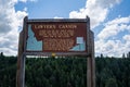 Interpretive sign for the Lawyers Canyon, named for the Nez Perce Indian Chief who lived in the