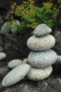 Granite Beach Rocks on Basalt at South Beach, Pacific Rim National Park, Vancouver Island, British Columbia, Canada Royalty Free Stock Photo