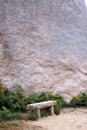 Granite bench Royalty Free Stock Photo