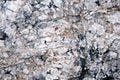 The granite block under the rays of the sun showed its crystalline structure. Cracks and different colors and shades of crystals,