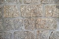 Granite Blocks Stone Wall Royalty Free Stock Photo