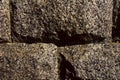 Granite bricks Royalty Free Stock Photo