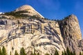 Granite Cliffs With Dome At Top