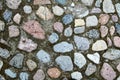 Granite cobbelstone walkway Royalty Free Stock Photo
