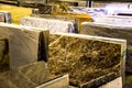 Granite countertop slabs Royalty Free Stock Photo
