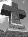 Granite cross headstone