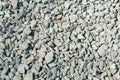 Granite gravel road texture. Royalty Free Stock Photo