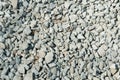 Granite gravel road texture. Royalty Free Stock Photo