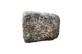 Sample of granite rock stone isolated on a white background.