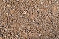 Granite. Marble. Surface texture with small pebble rock on ground. Dark gravel. Black small road stone background. Royalty Free Stock Photo