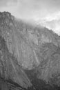 Granite Mountain Cliff - Black and White