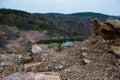 Granite open pit Royalty Free Stock Photo