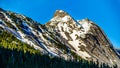 The Granite Peak of Yak Mountain in the Cascade Mountain Range Royalty Free Stock Photo