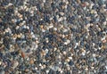 Granite pebbles texture background.