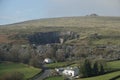 Granite quarry Dartmoor England