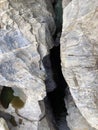 Granite rock formations in the Maggia river in the Maggia Valley or Valle Maggia, Tegna