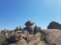 Granite Rock formations at Vedauwoo Recreation Area Royalty Free Stock Photo