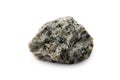 Granite rock isolated on white background.