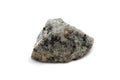 Granite rock isolated on white background.