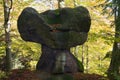 Granite rock Skalni hrib in the Jizera mountains, Czech republic