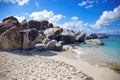 Granite rocks in The Baths Virgin Gorda, British Virgin Island, Caribbean