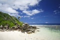 Granite rocks at the beach of Anse Forbans, Seychelles