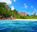 Island Grande Soeur near La Digue, Indian Ocean, Seychelles.